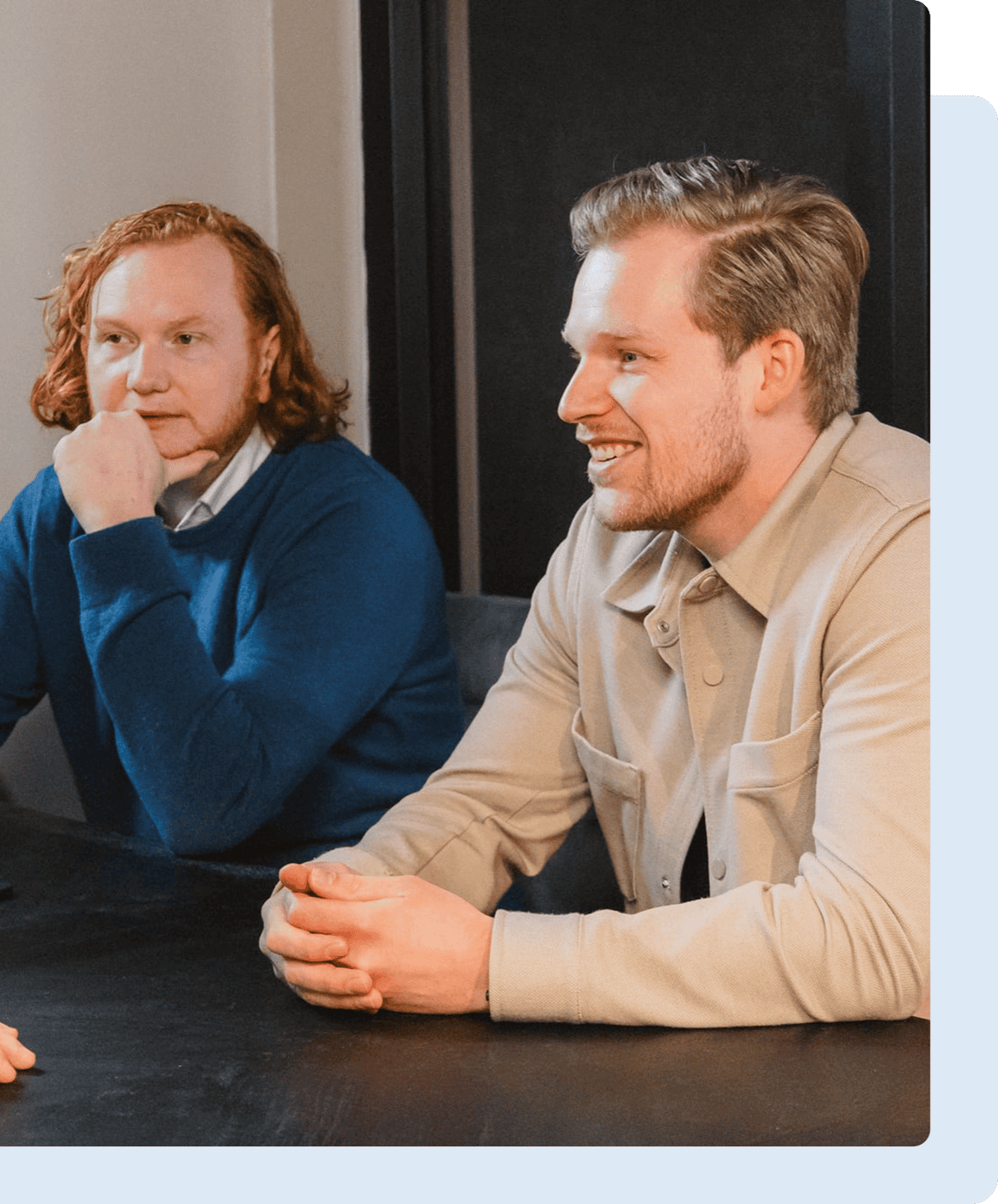 WeMa.Agency team bespreekt een app-project